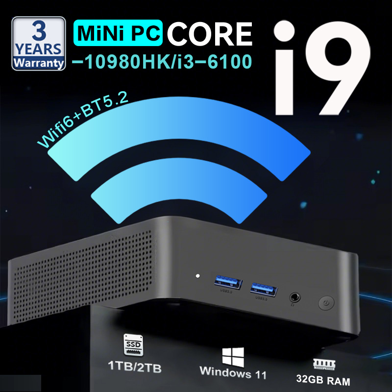 MINI PC Windows 11 Pro Core i9 - Pc Gaming I3 ulasan dan harga