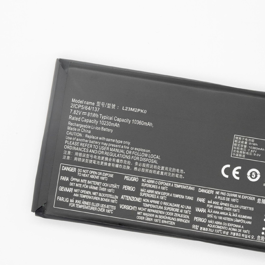 L23M2PK0 7.82V 10360mAh Laptop - Pc Gaming Lenovo Legion ulasan dan harga