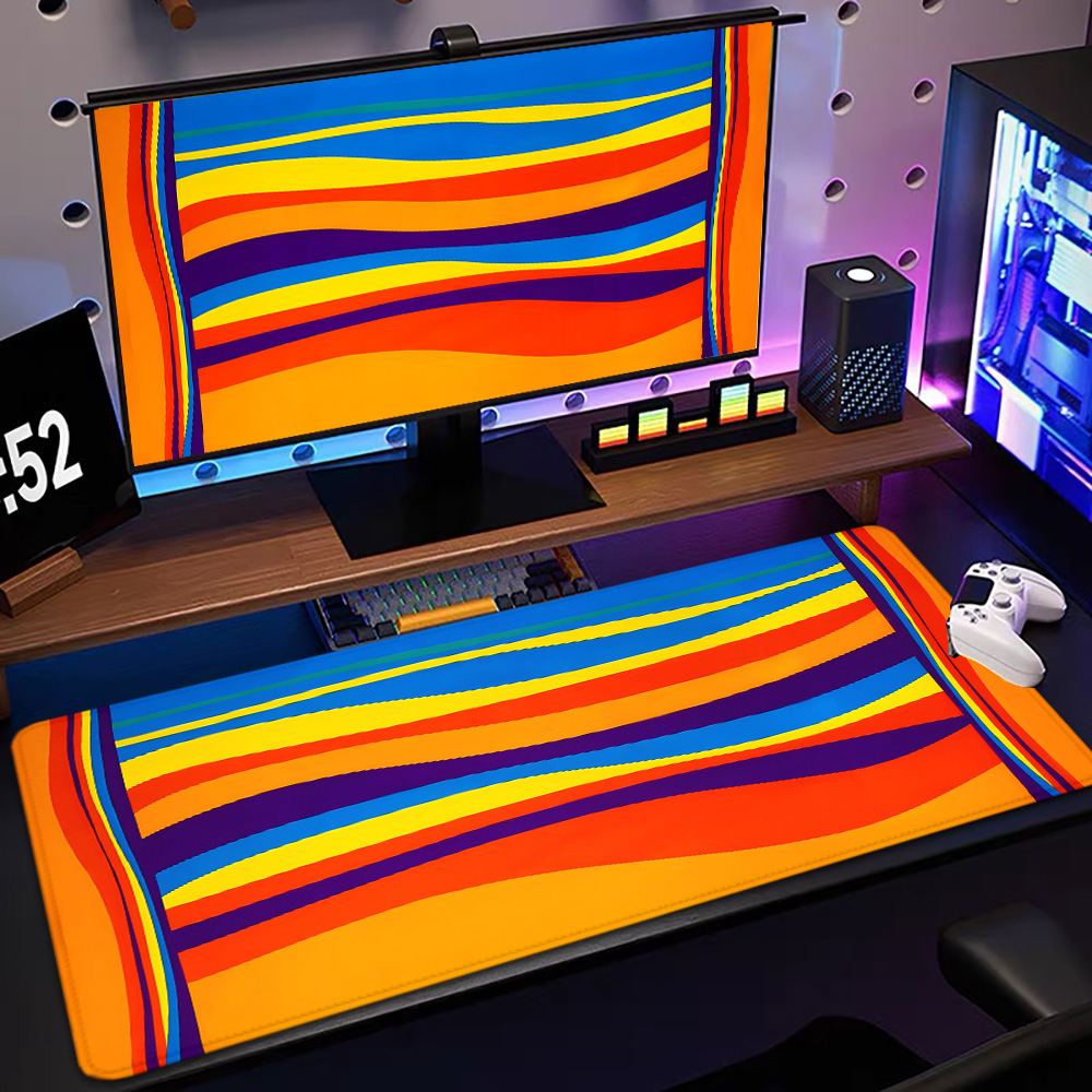 Mosepad Orange striped dolphin - Pc Gaming Orange ulasan dan harga