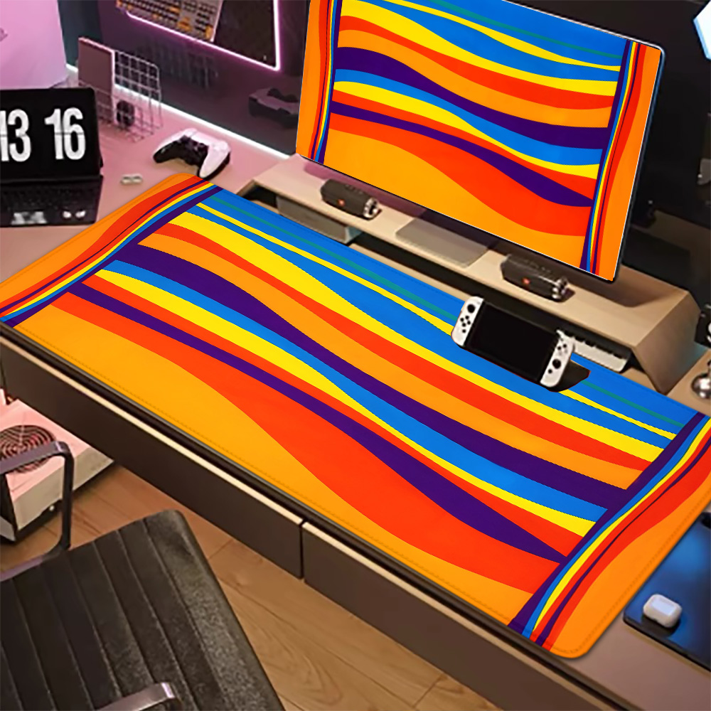 Mosepad Orange striped dolphin - Pc Gaming Orange ulasan dan harga