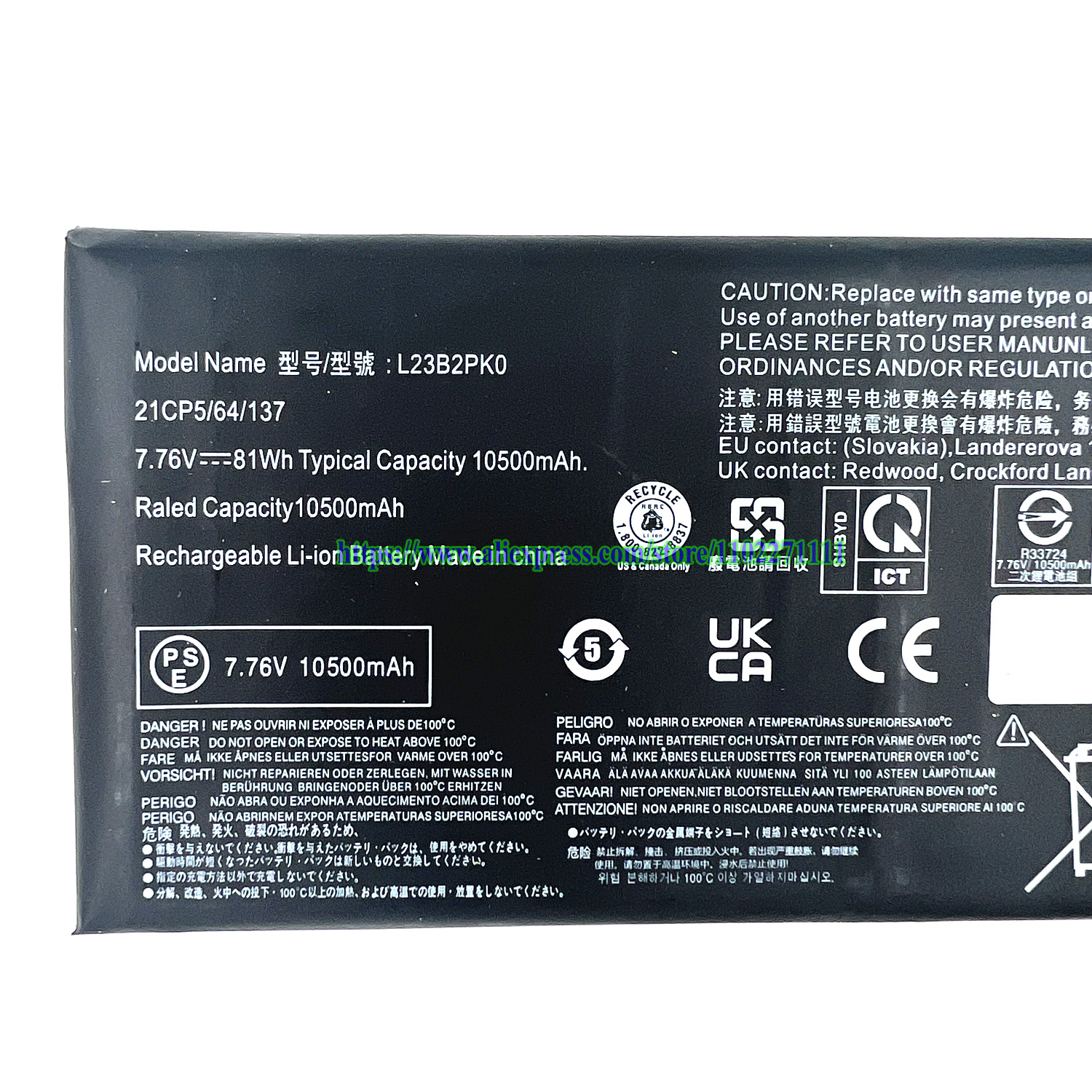 81Wh Upgrade High Capacity L23 - Pc Gaming Lenovo Legion ulasan dan harga