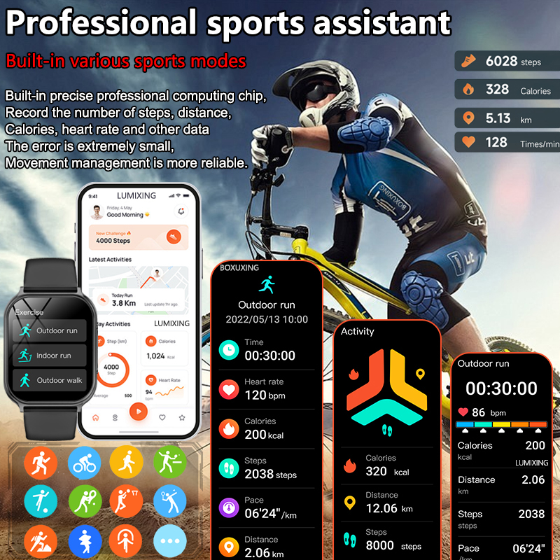 2026 New Sports Smart Watch Me - High Refresh Monitor ulasan dan harga