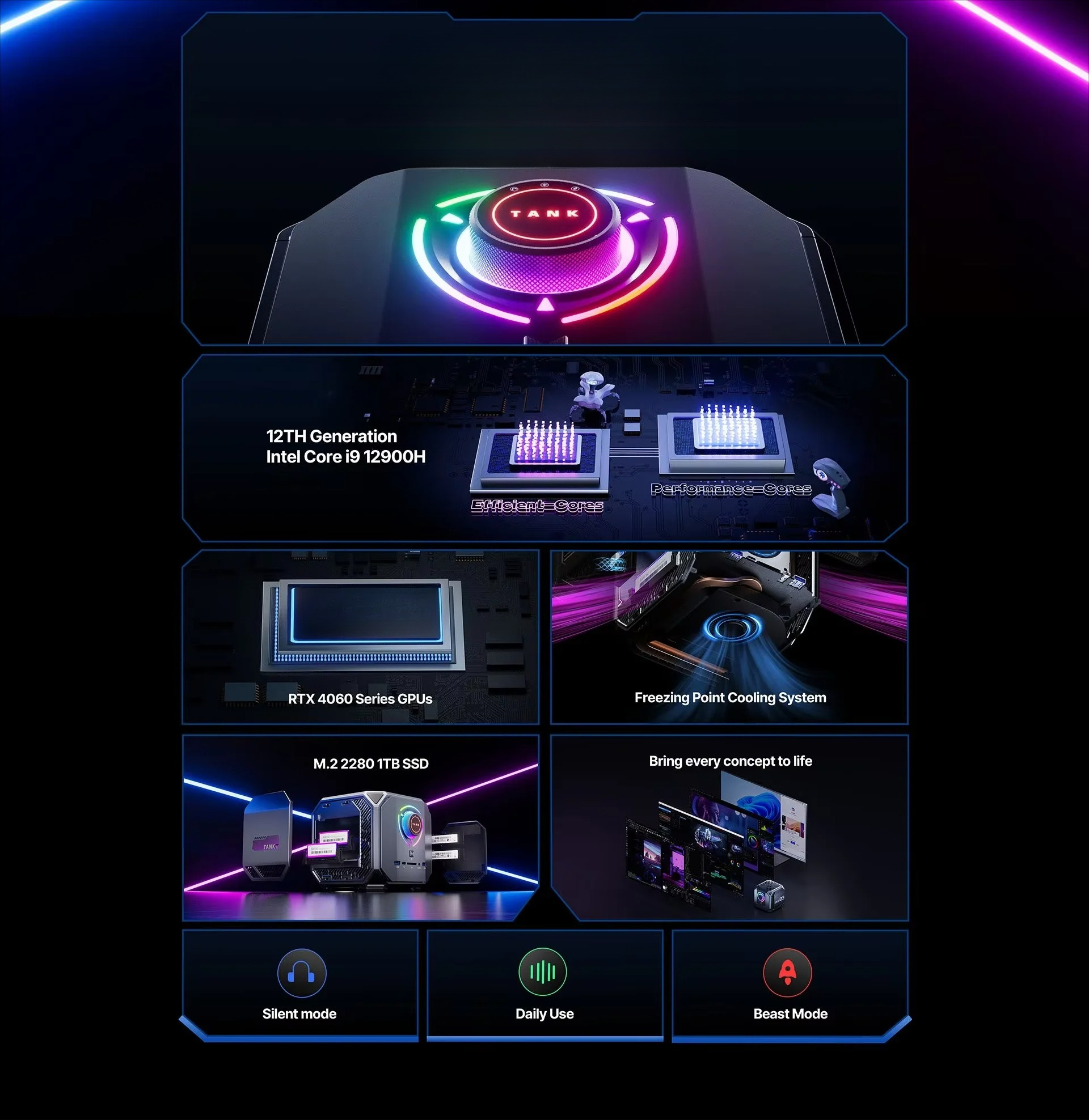 Mini Gaming PC with 12th Gen C - Pc Gaming Rtx 3060 ulasan dan harga