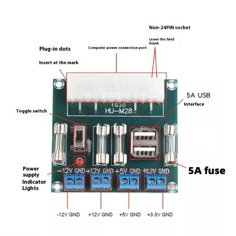 1Pc Power Adapter Supply Test  - Atx Power Supply ulasan dan harga