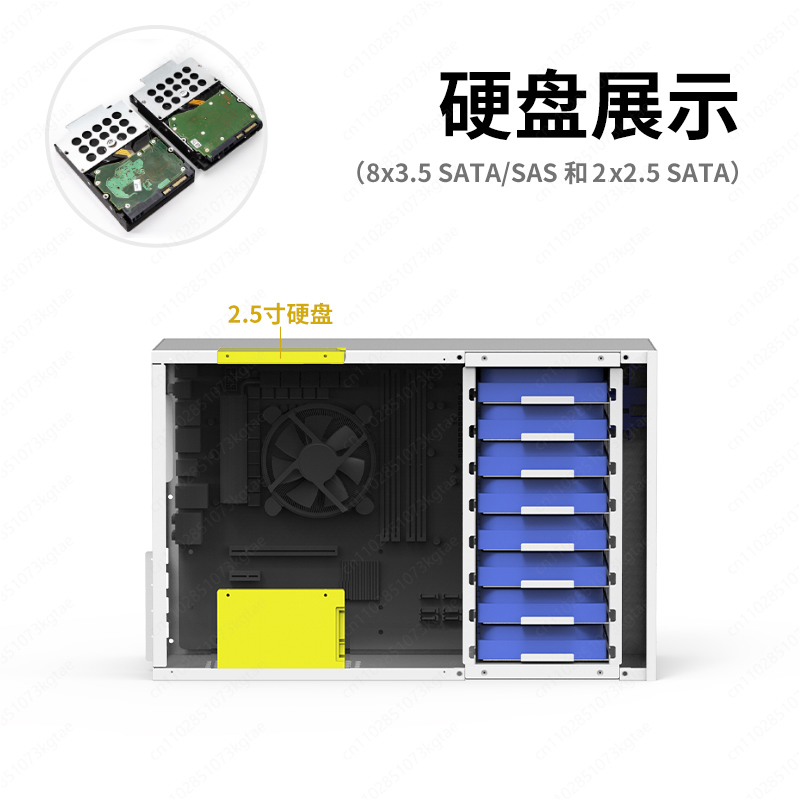 B8 8-position NAS chassis ATX  - Atx Power Supply ulasan dan harga