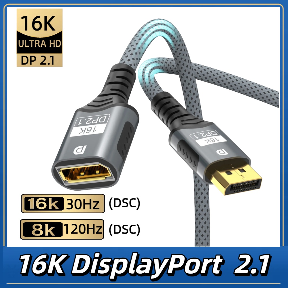 DisplayPort 2.1 Extension Cabl - High Refresh Monitor ulasan dan harga