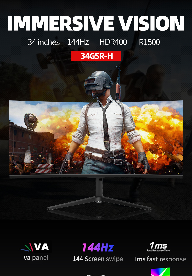 High End 144Hz Gaming Monitor  - Pc Gaming Ultrawide Monitor ulasan dan harga