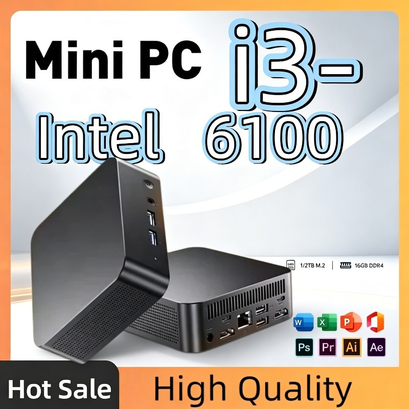 New Intel Core i3 6100  MINI P - Pc Gaming I3 ulasan dan harga