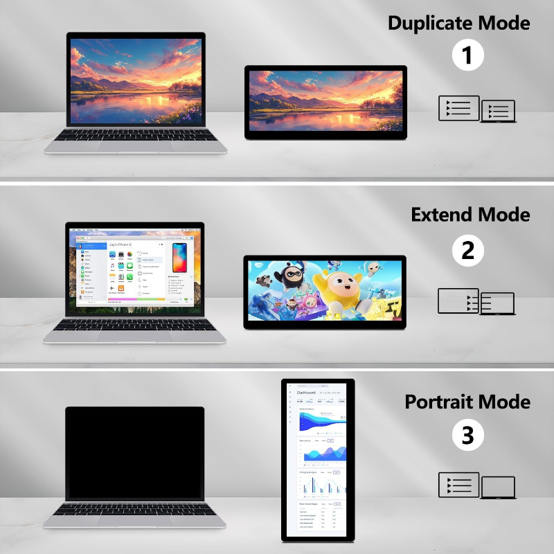 10.3inch Small Touchscreen Mon - Pc Gaming Ultrawide Monitor ulasan dan harga